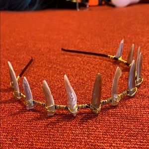 Mother of pearl sea witch tiara/headband/crown